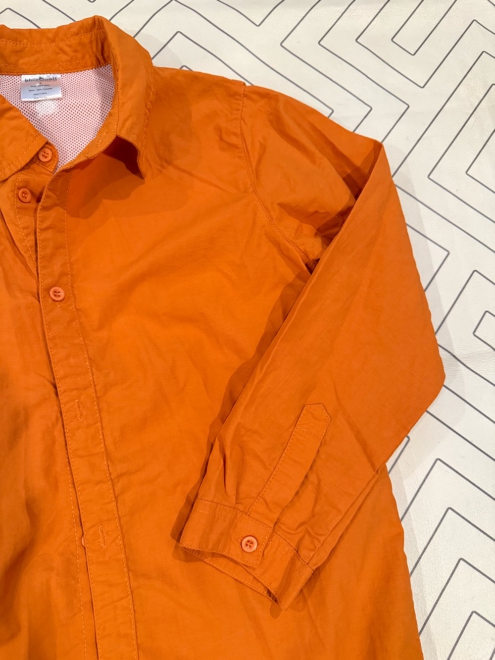 Blue Quail Burnt Orange Ranch Button Down - Picture 5 of 14